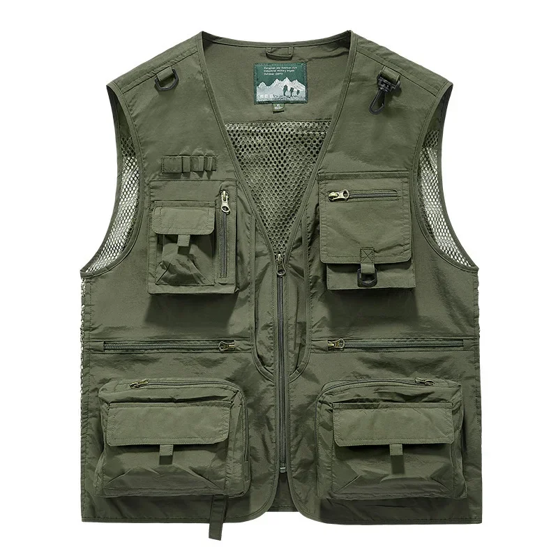 Outdoor Hunting Coat - Multipocket Quick Dry Mesh Fishing Vests