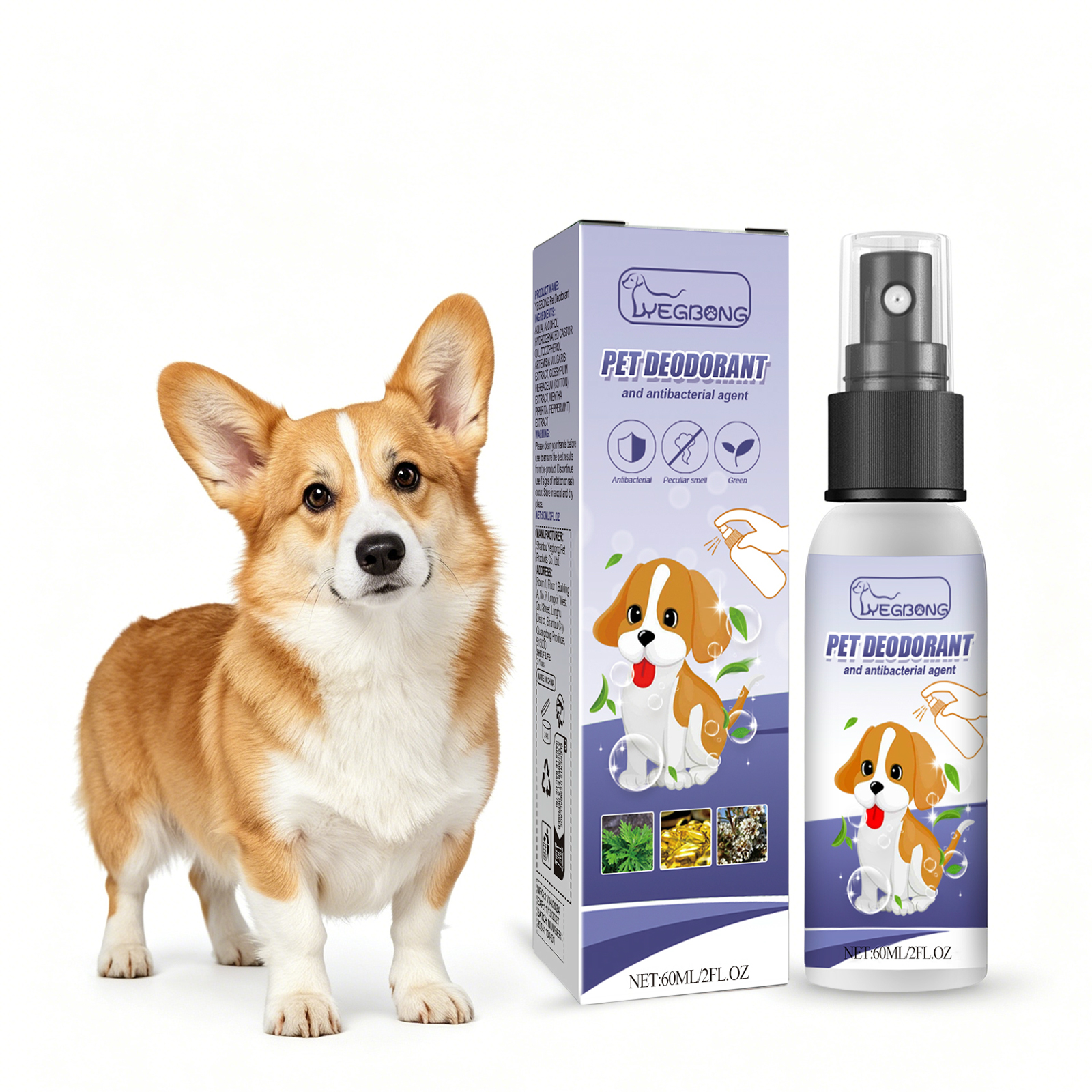Scent Eliminator Spray - Pet Deodorant Spray Bacteria Inhibiting Cat