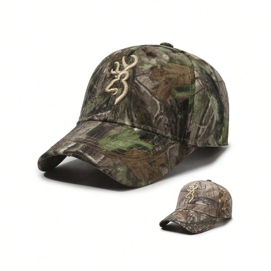 1Pc Unisex Camouflage Baseball - Outdoor Hunting Logo review and price