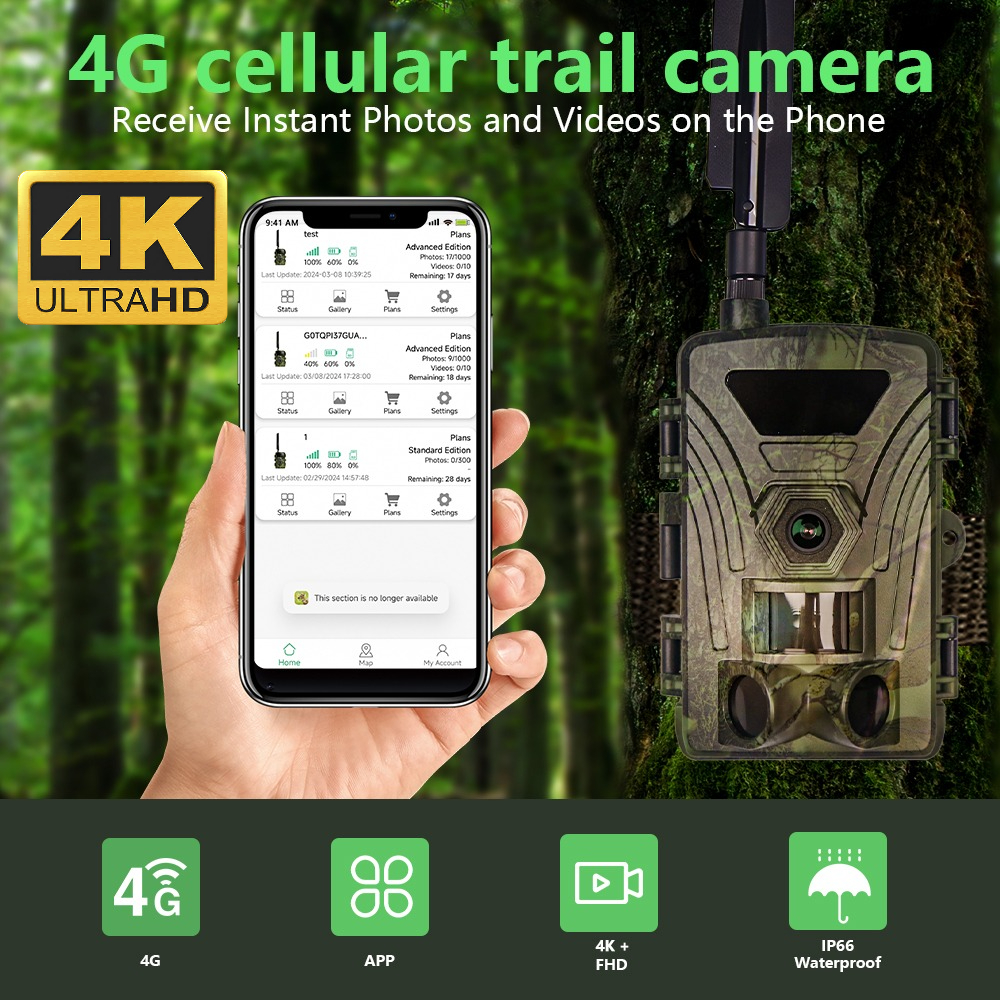 PR802LTE 4G Hunting Trail Came - Outdoor Hunting Camera Wireless review and price