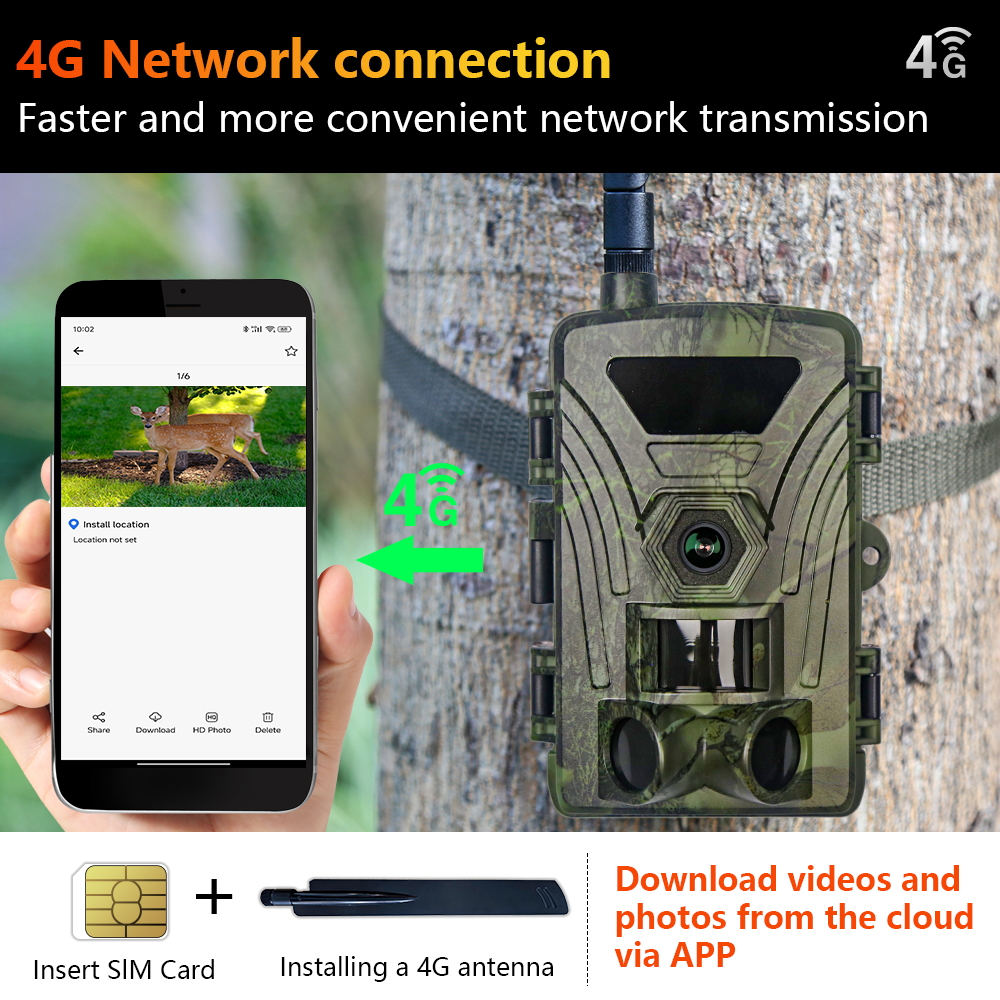 PR802LTE 4G Hunting Trail Came - Outdoor Hunting Camera Wireless review and price
