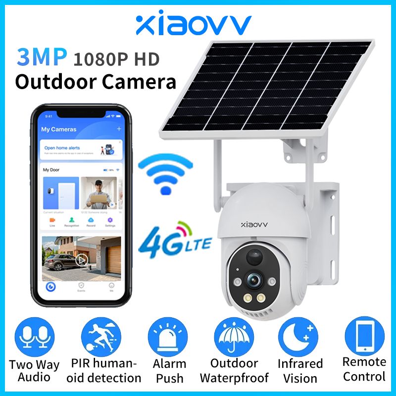 XIAOVV Solar camera wireless 4 - Trail Camera Infrared review and price