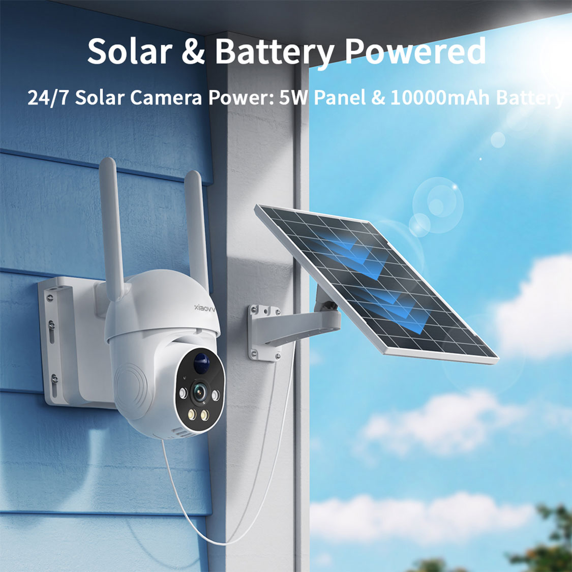 XIAOVV Solar camera wireless 4 - Trail Camera Infrared review and price