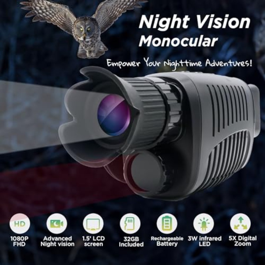 Night Vision Monocular, 1080p  - Monocular Night Vision review and price