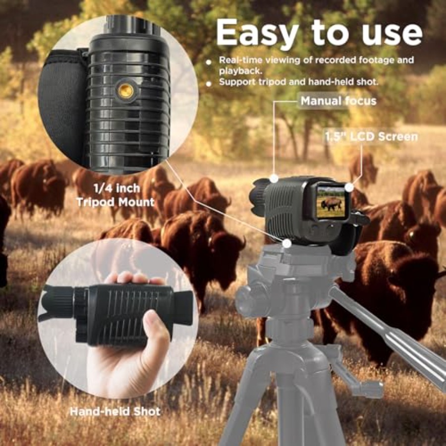 Night Vision Monocular, 1080p  - Monocular Night Vision review and price
