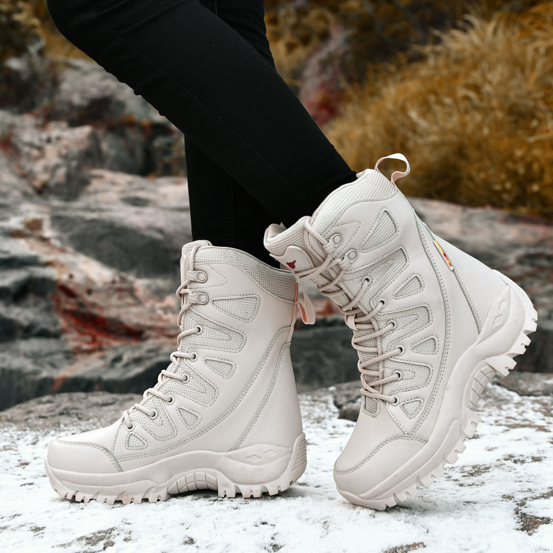 Beige Winter Outdoor Hiking Bo - Outdoor Hunting Boots For Men review and price