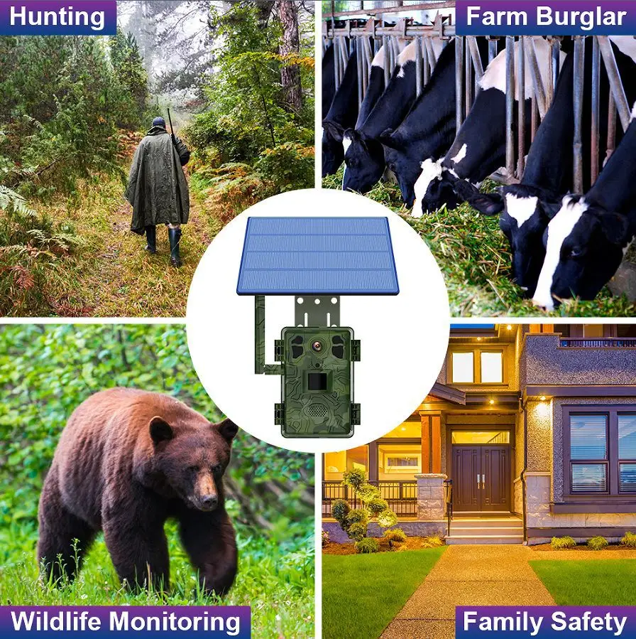 4G LTE Wildlife Solar Hunting  - Trail Camera Infrared review and price