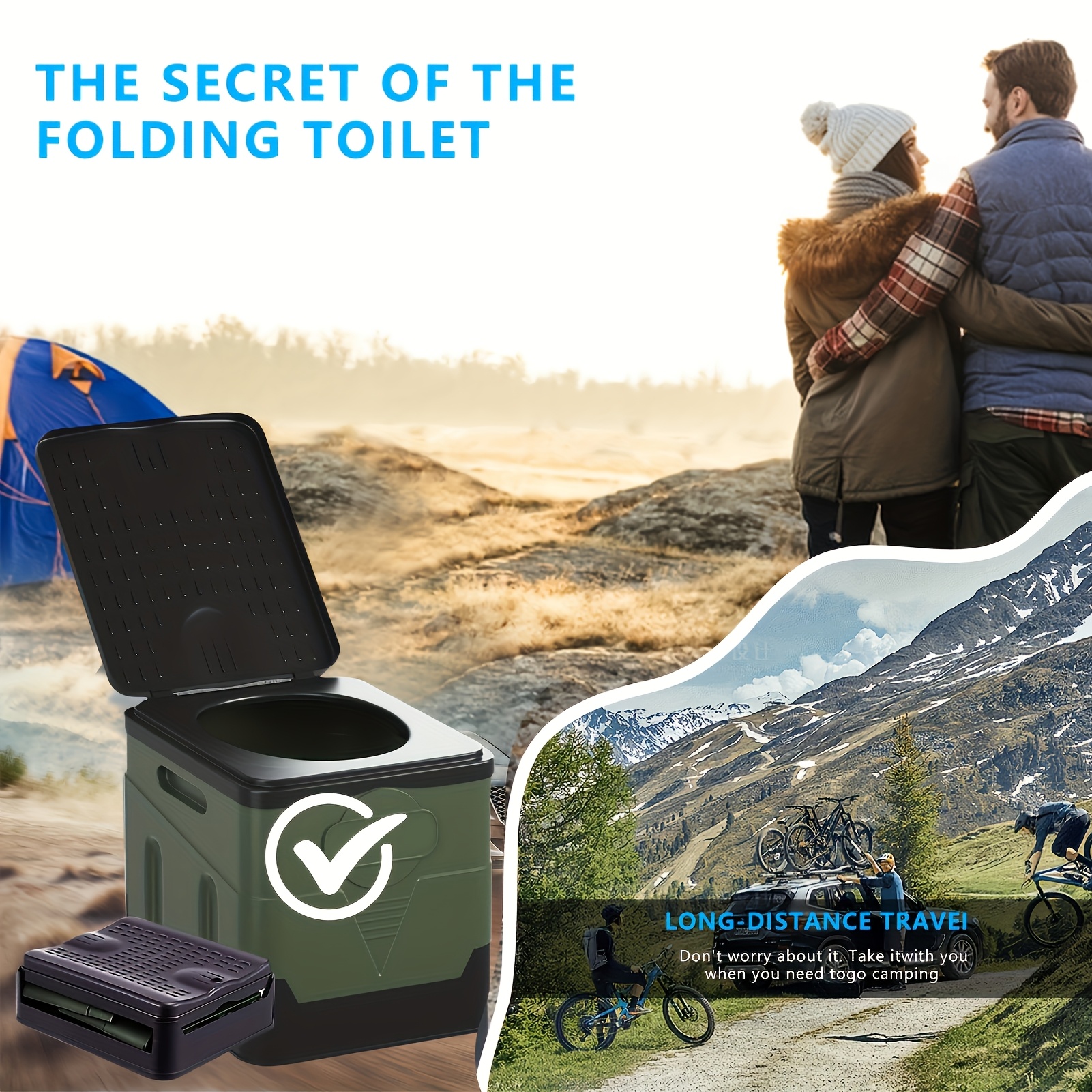 Portable Camping Toilet Foldab - Outdoor Hunting Toilet review and price
