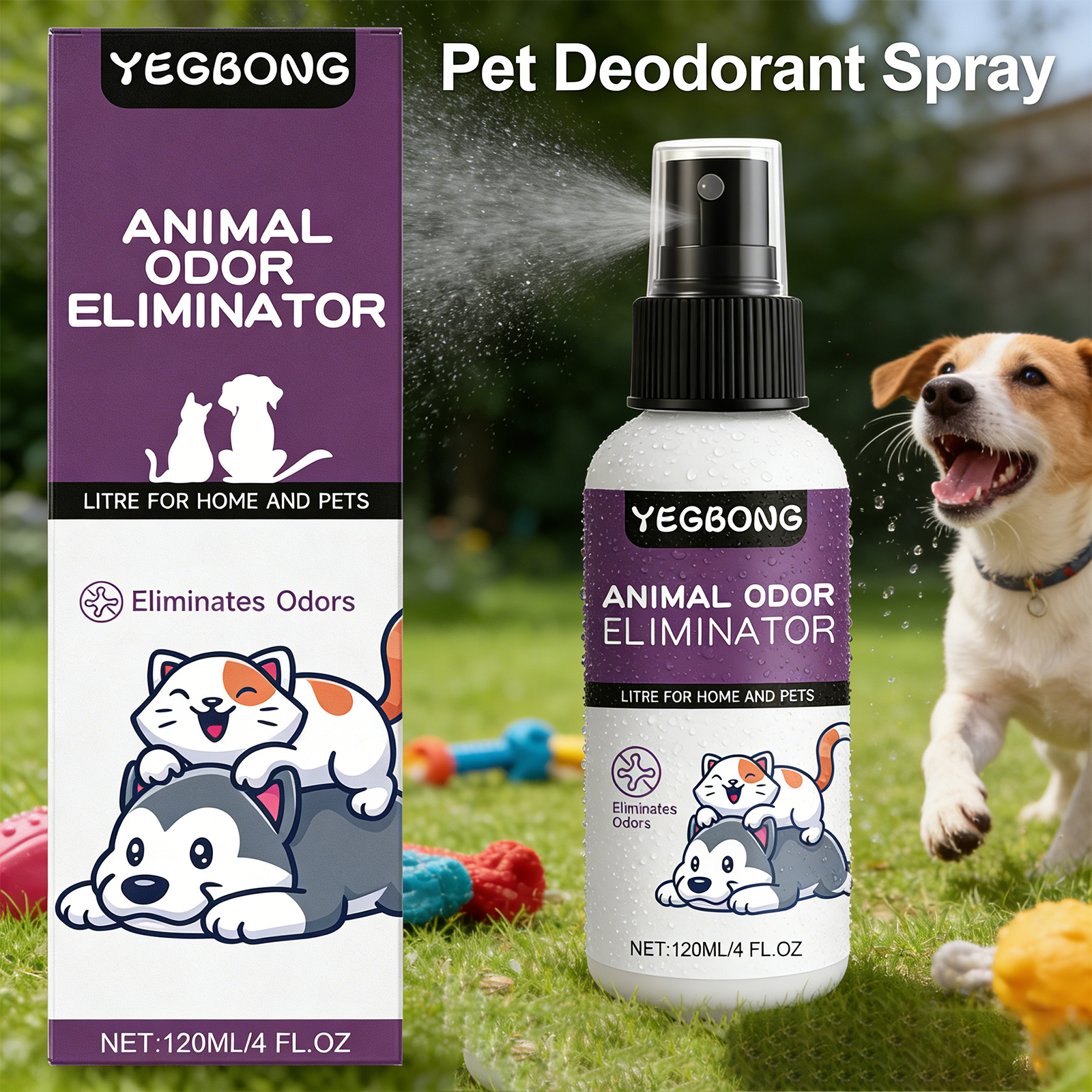 Pet Deodorant Spray Cat Litter - Scent Eliminator Spray review and price
