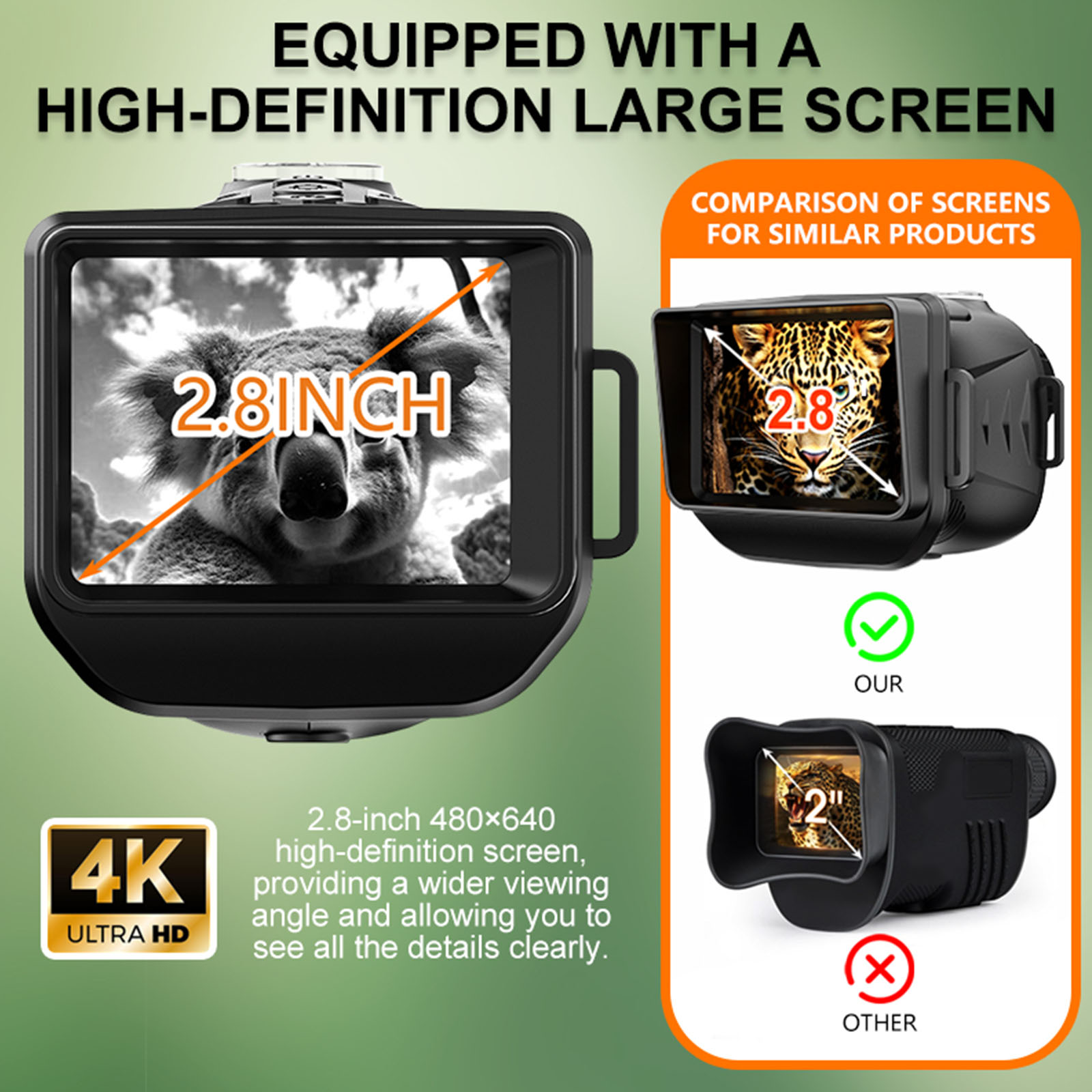 4K Infrared Night Visions Devi - Monocular Night Vision review and price