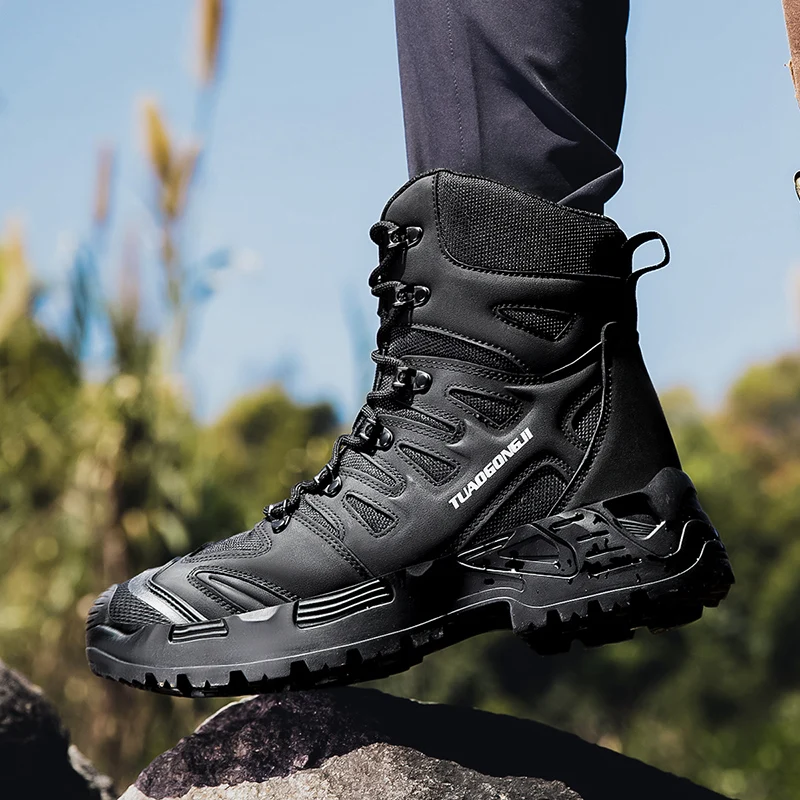 Men's Outdoor Hiking Tactical  - Outdoor Hunting Boots For Men review and price