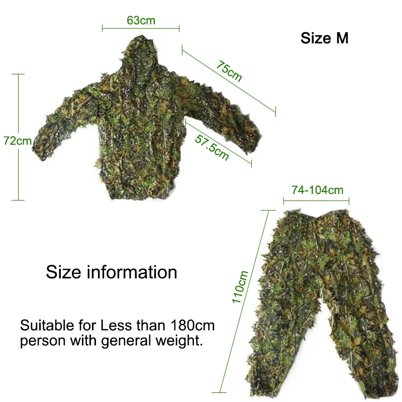 Men Women Kids Outdoor Ghillie - Outdoor Hunting Coat review and price