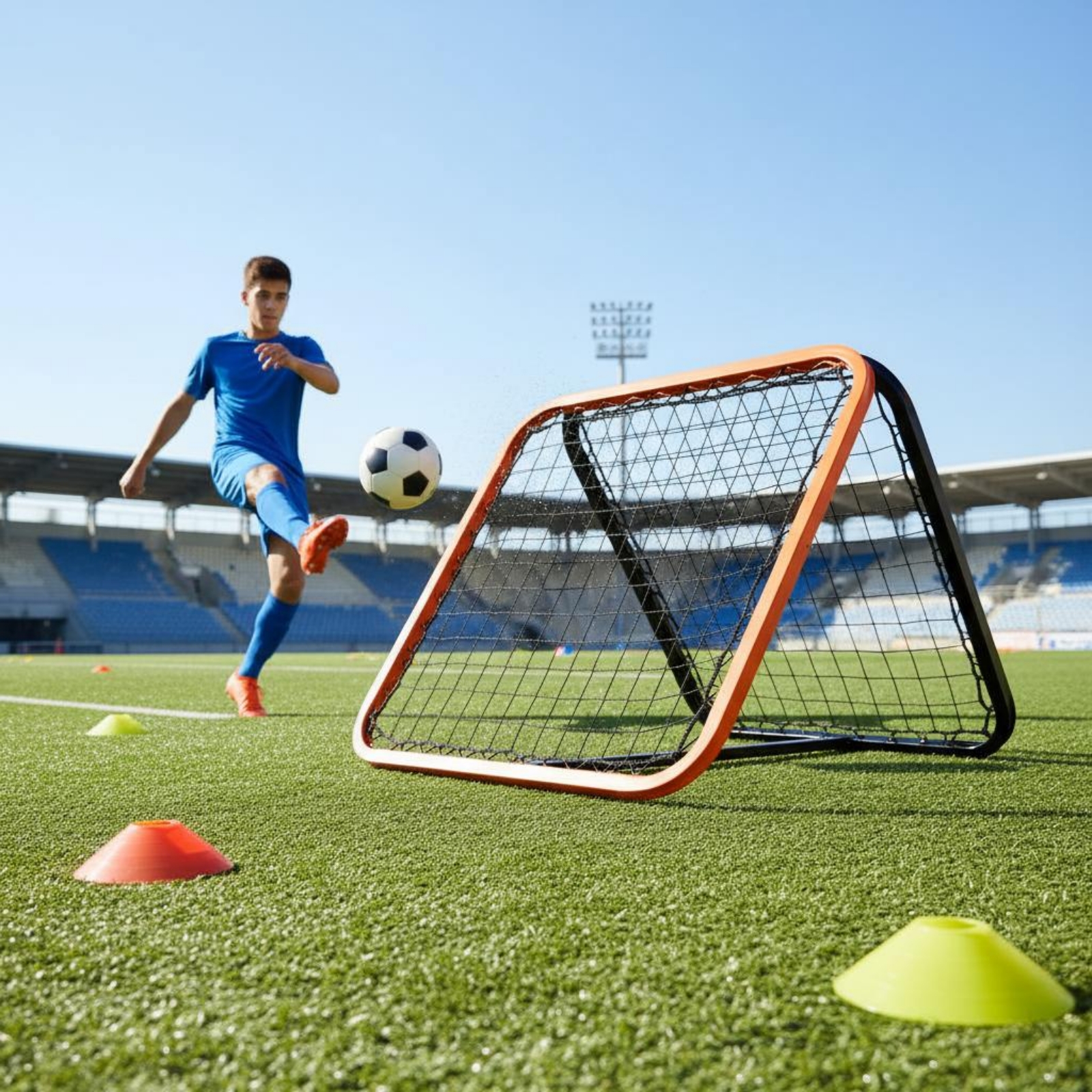 Soccer Rebound Net Adjustable  - Outdoor Hunting Gear Store review and price