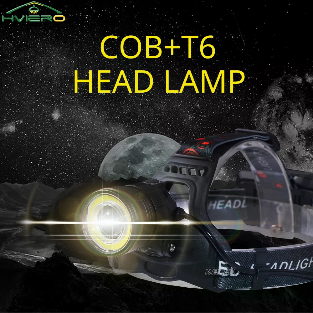 T6 Cob Torch Flashlight Head L - Outdoor Hunting Fishing Jobs review and price