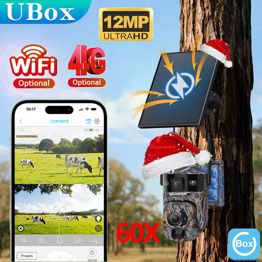 INQMEGA  6K 12MP 4G Solar Hunt - Outdoor Hunting Camera Wireless review and price