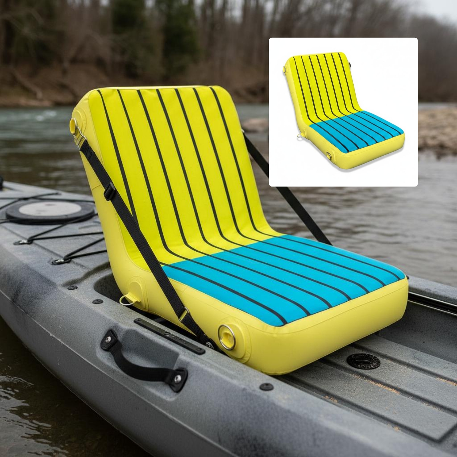 Inflatable Kayak Seat Detachab - Outdoor Hunting Gear Store review and price