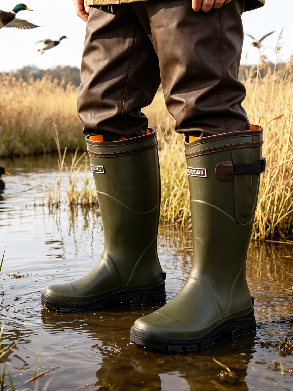 Thickened Rubber High-Tube Rai - Outdoor Hunting Boots For Men review and price
